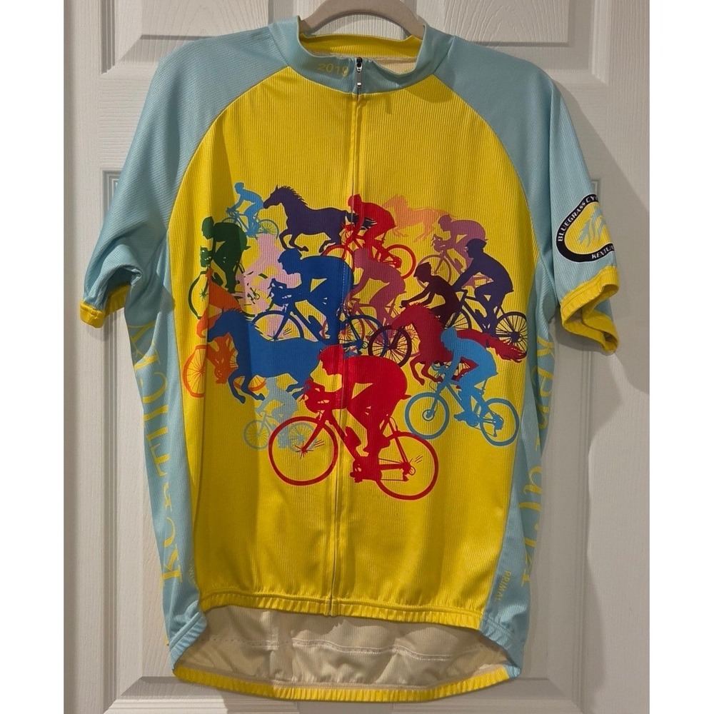 Primal Horsey Hundred 2019 Cycling Jersey Men XL Kentucky Bluegrass Bicycle